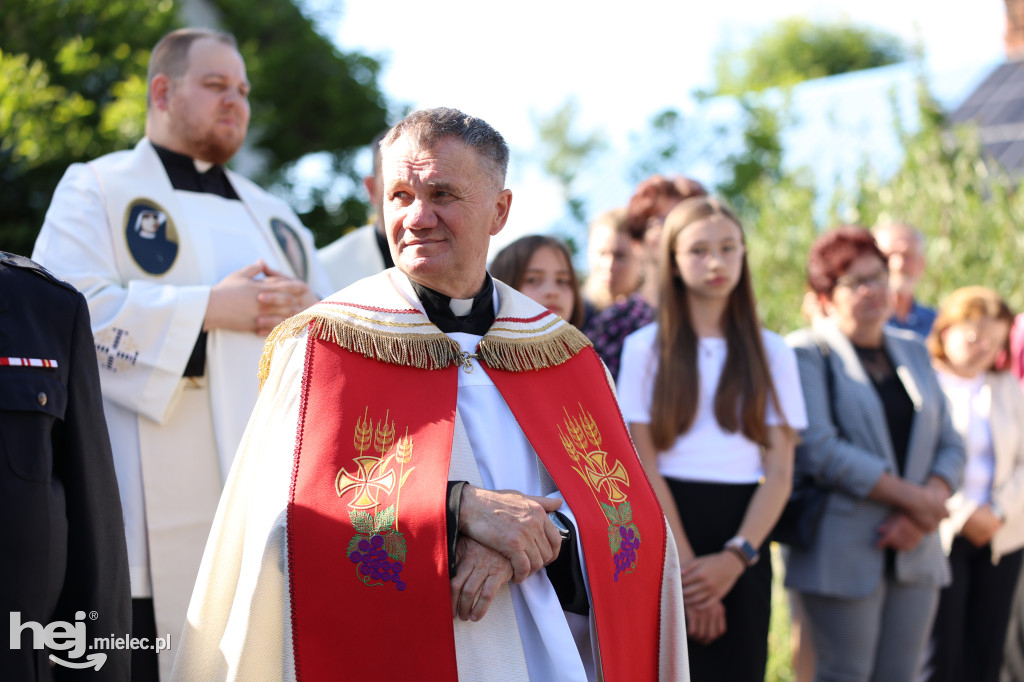 Borki Nizińskie na trasie peregrynacji obrazu Jezusa Miłosiernego