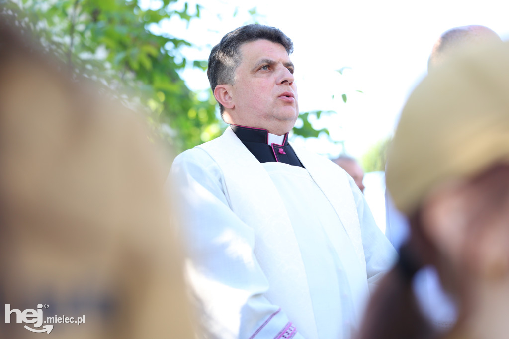 Borki Nizińskie na trasie peregrynacji obrazu Jezusa Miłosiernego