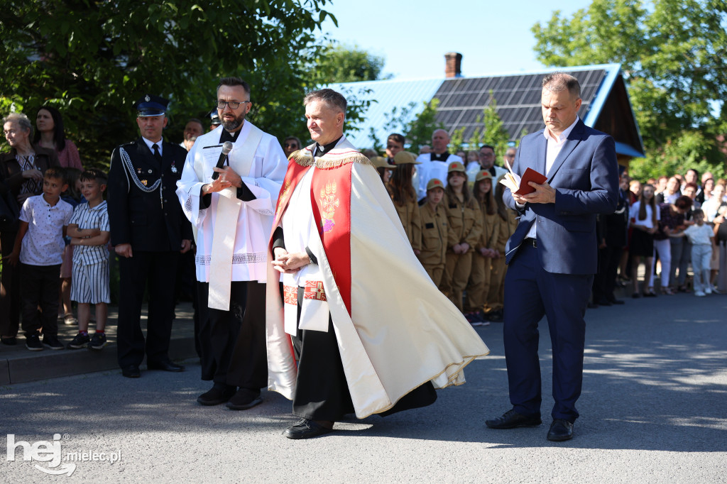 Borki Nizińskie na trasie peregrynacji obrazu Jezusa Miłosiernego