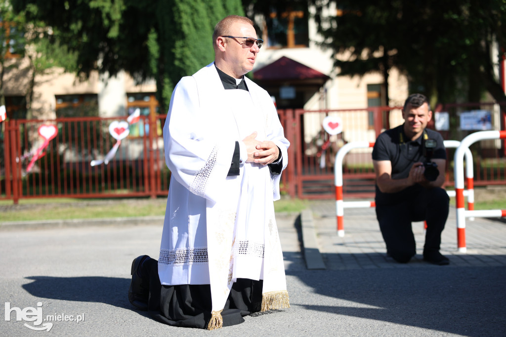 Borki Nizińskie na trasie peregrynacji obrazu Jezusa Miłosiernego