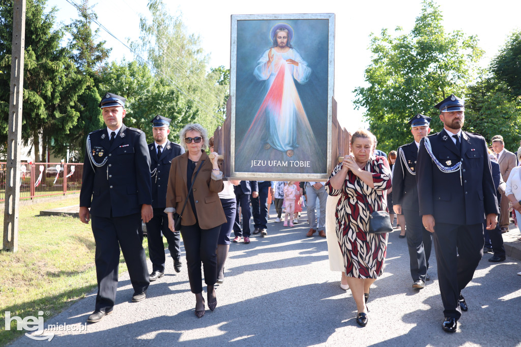 Borki Nizińskie na trasie peregrynacji obrazu Jezusa Miłosiernego