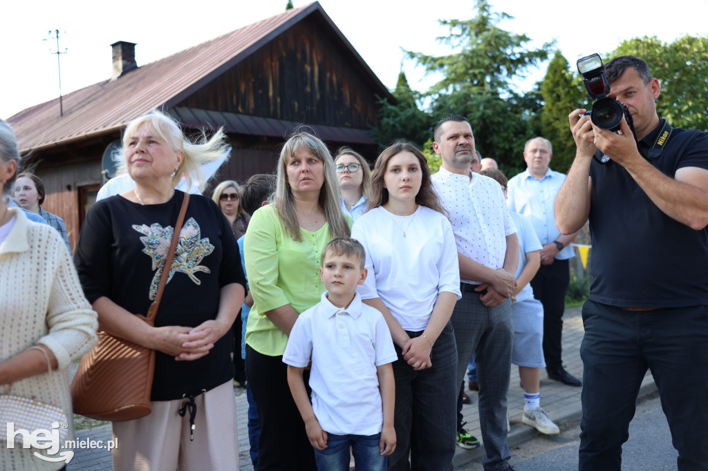 Borki Nizińskie na trasie peregrynacji obrazu Jezusa Miłosiernego