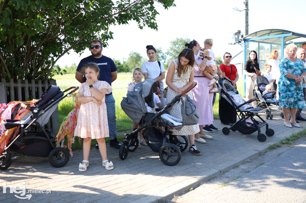 Borki Nizińskie na trasie peregrynacji obrazu Jezusa Miłosiernego
