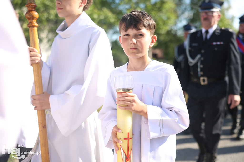 Borki Nizińskie na trasie peregrynacji obrazu Jezusa Miłosiernego
