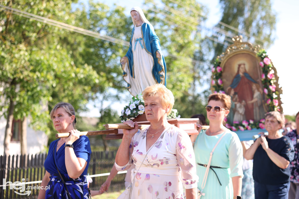 Borki Nizińskie na trasie peregrynacji obrazu Jezusa Miłosiernego