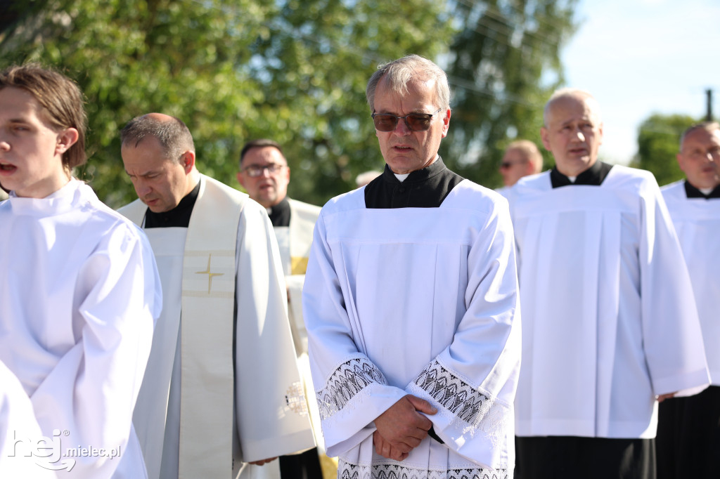 Borki Nizińskie na trasie peregrynacji obrazu Jezusa Miłosiernego