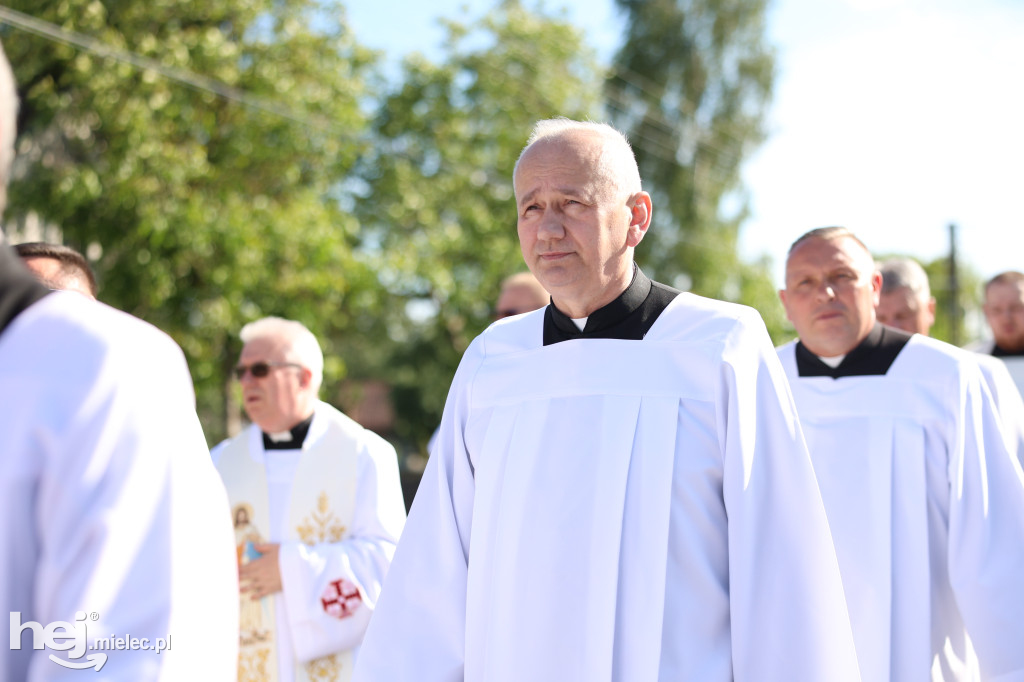 Borki Nizińskie na trasie peregrynacji obrazu Jezusa Miłosiernego
