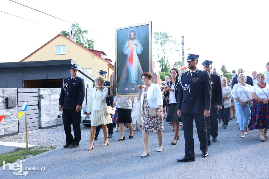 Borki Nizińskie na trasie peregrynacji obrazu Jezusa Miłosiernego