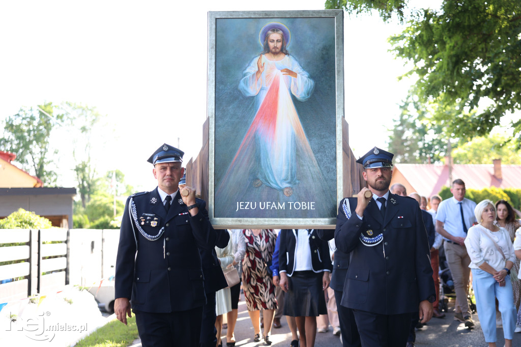 Borki Nizińskie na trasie peregrynacji obrazu Jezusa Miłosiernego