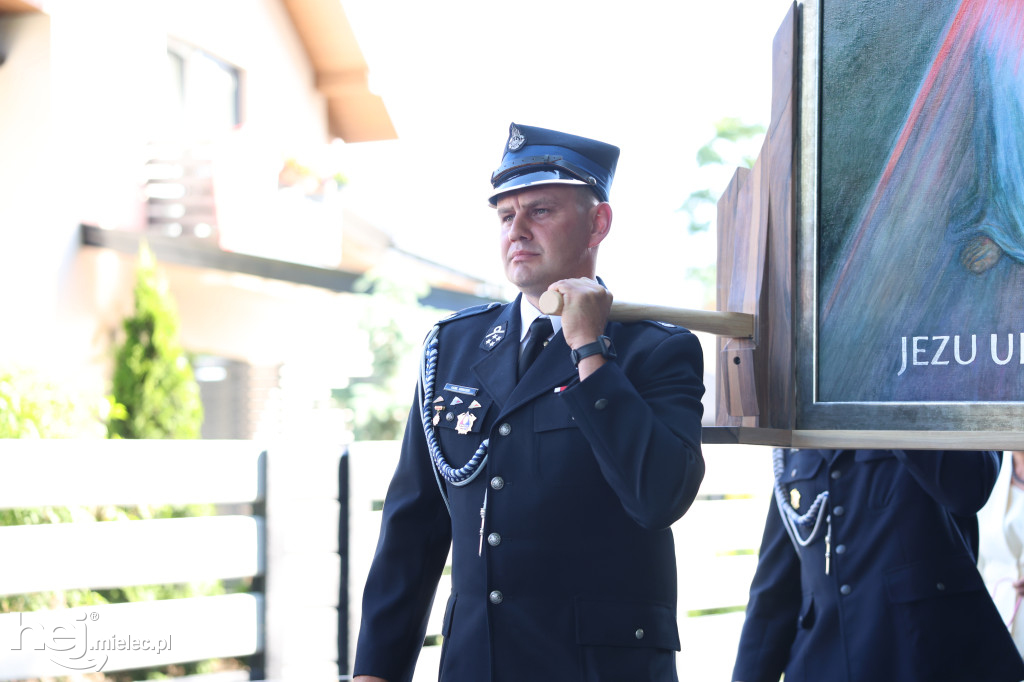 Borki Nizińskie na trasie peregrynacji obrazu Jezusa Miłosiernego