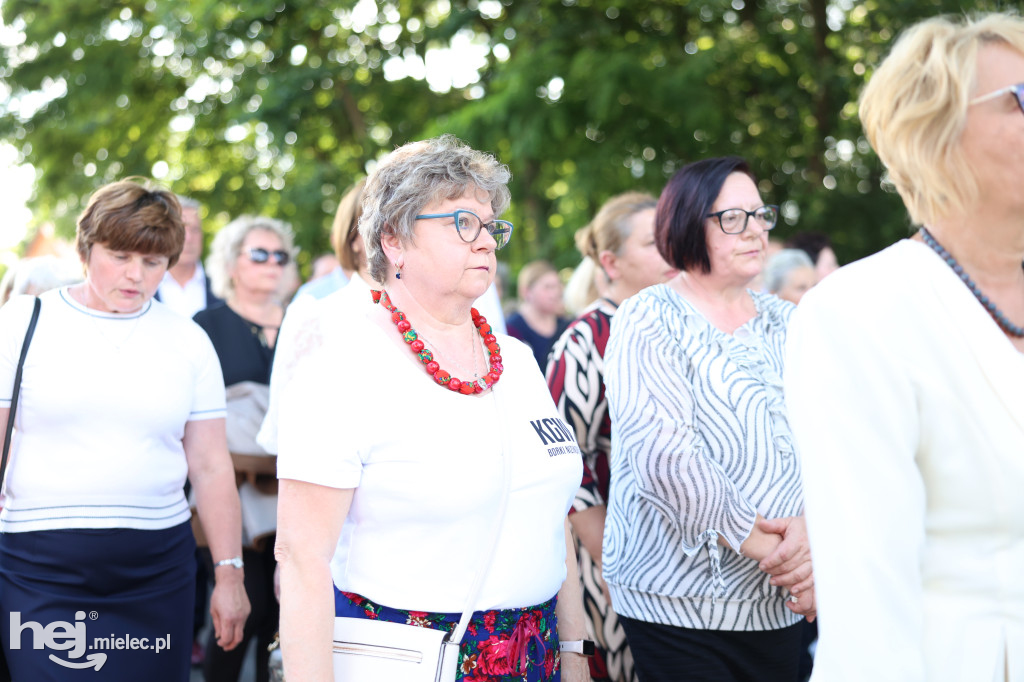 Borki Nizińskie na trasie peregrynacji obrazu Jezusa Miłosiernego