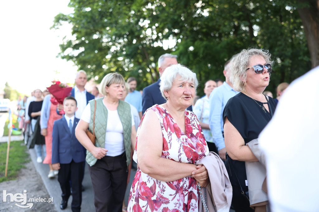 Borki Nizińskie na trasie peregrynacji obrazu Jezusa Miłosiernego