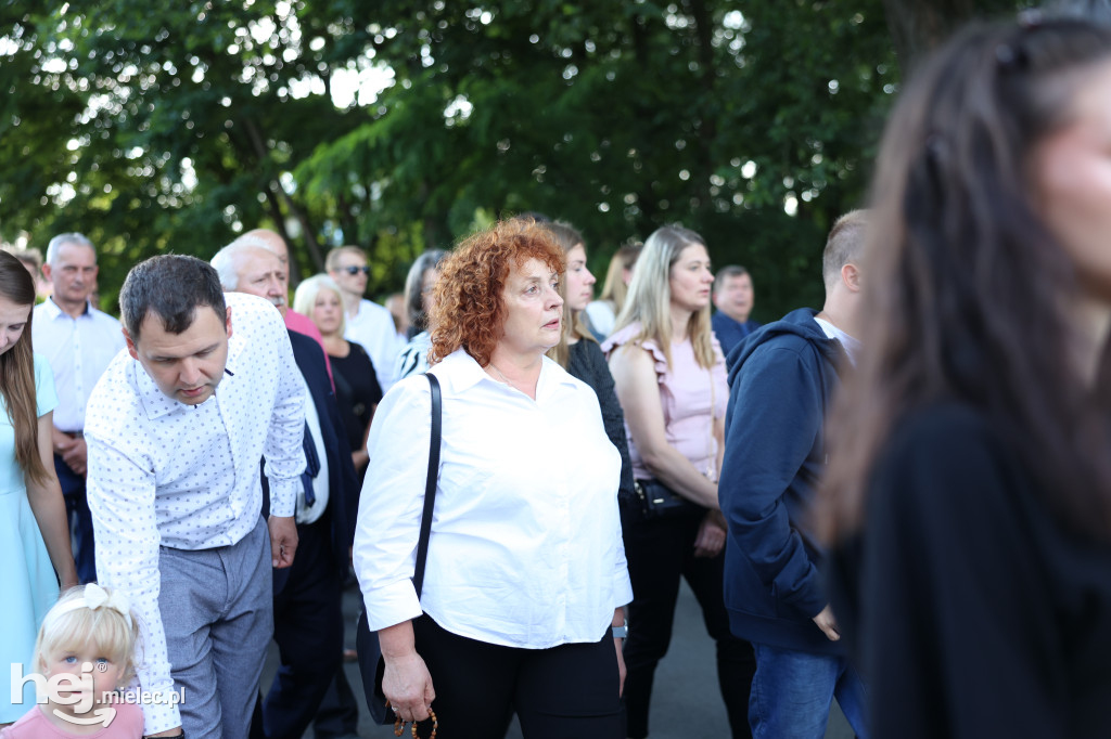 Borki Nizińskie na trasie peregrynacji obrazu Jezusa Miłosiernego