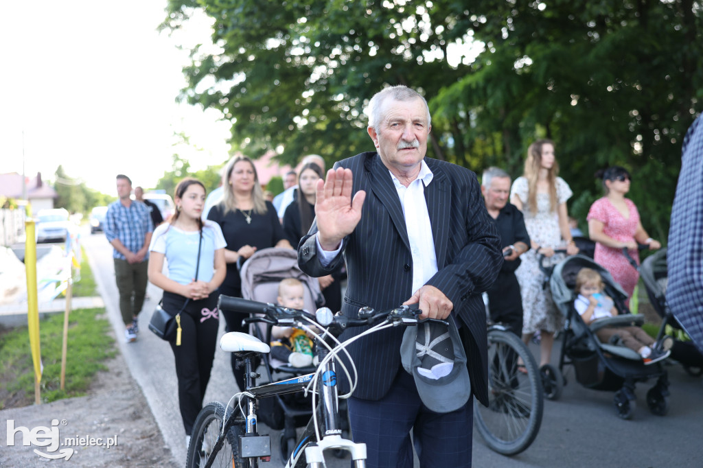 Borki Nizińskie na trasie peregrynacji obrazu Jezusa Miłosiernego