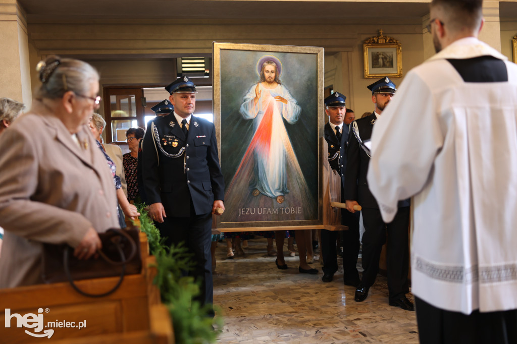 Borki Nizińskie na trasie peregrynacji obrazu Jezusa Miłosiernego
