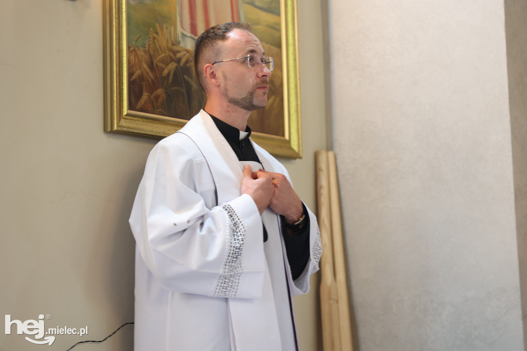 Borki Nizińskie na trasie peregrynacji obrazu Jezusa Miłosiernego