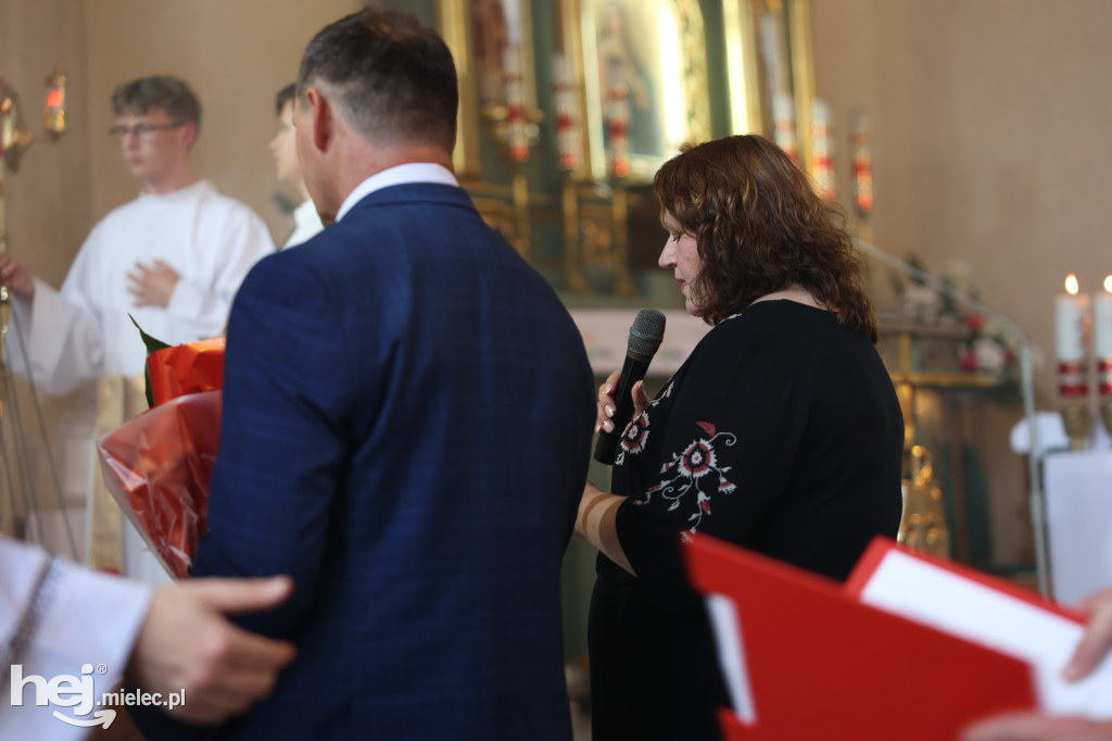 Borki Nizińskie na trasie peregrynacji obrazu Jezusa Miłosiernego