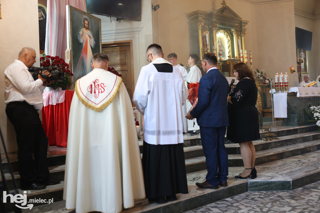 Borki Nizińskie na trasie peregrynacji obrazu Jezusa Miłosiernego
