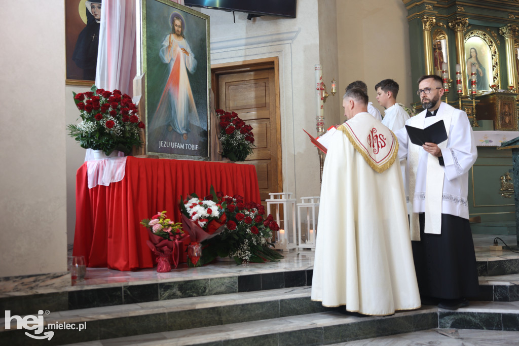 Borki Nizińskie na trasie peregrynacji obrazu Jezusa Miłosiernego
