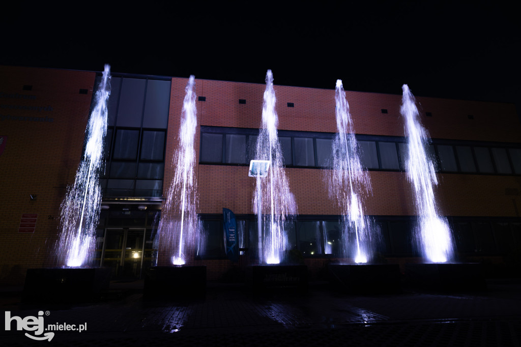 Widowisko laserowe  w Branżowym Centrum Umiejętności