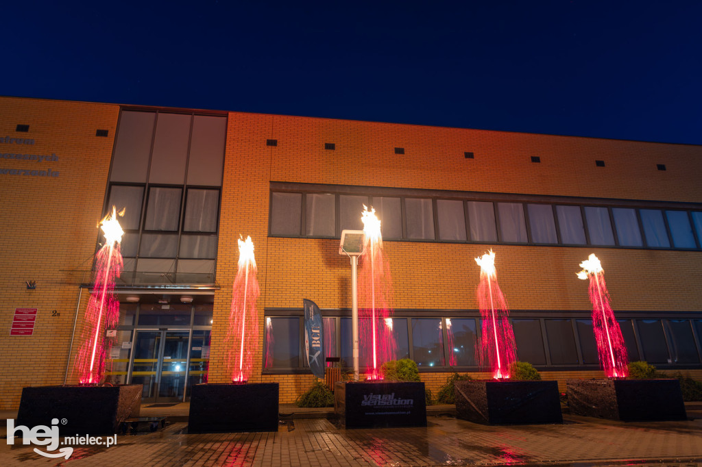 Widowisko laserowe  w Branżowym Centrum Umiejętności