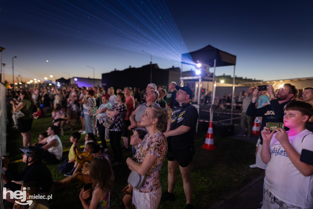 Widowisko laserowe  w Branżowym Centrum Umiejętności