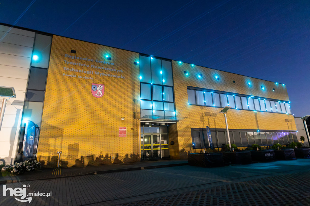 Widowisko laserowe  w Branżowym Centrum Umiejętności