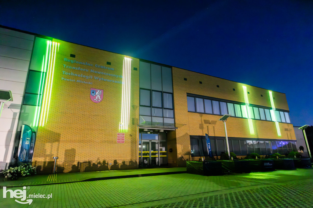 Widowisko laserowe  w Branżowym Centrum Umiejętności