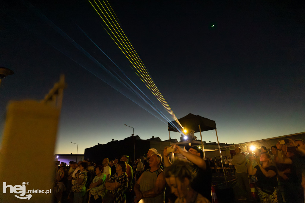 Widowisko laserowe  w Branżowym Centrum Umiejętności