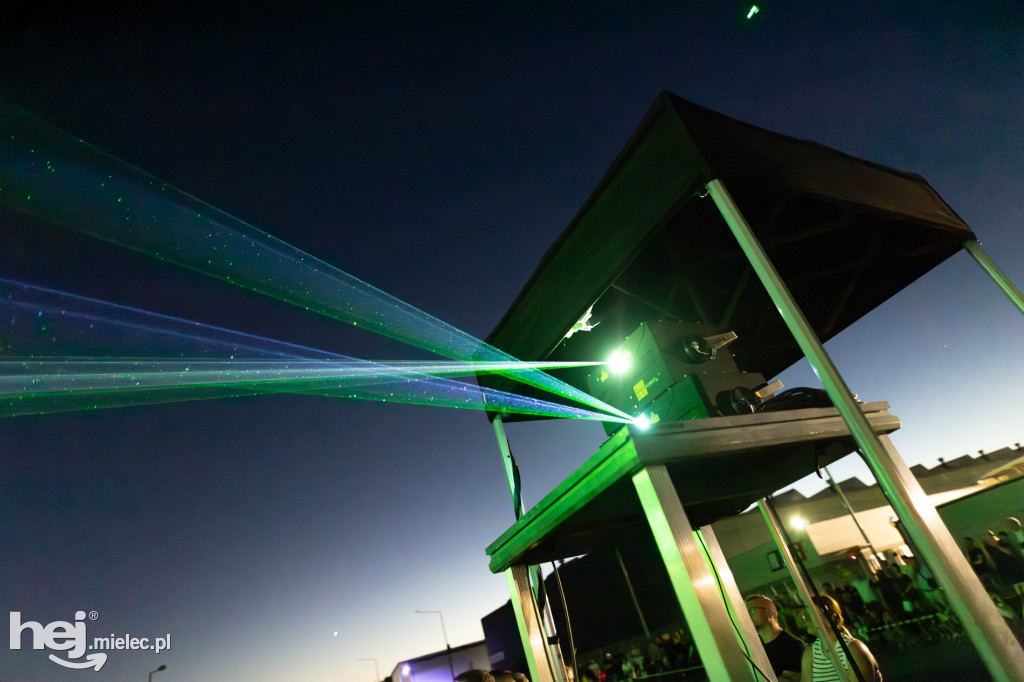 Widowisko laserowe  w Branżowym Centrum Umiejętności