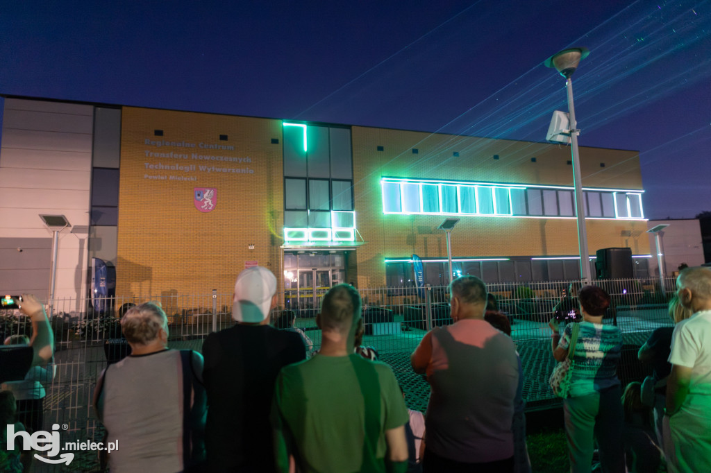 Widowisko laserowe  w Branżowym Centrum Umiejętności