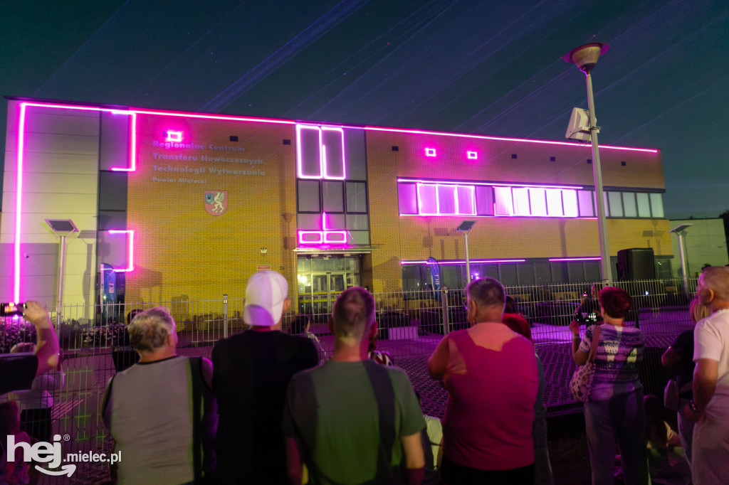 Widowisko laserowe  w Branżowym Centrum Umiejętności