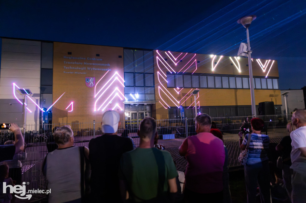 Widowisko laserowe  w Branżowym Centrum Umiejętności