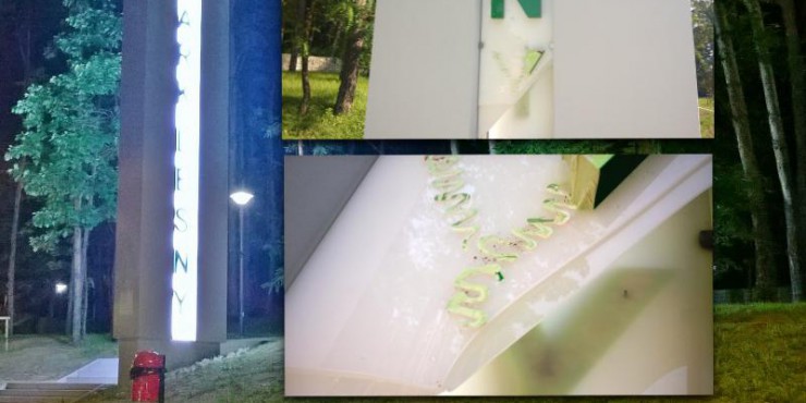 Już dewastują Park Leśny Góra Cyranowska!