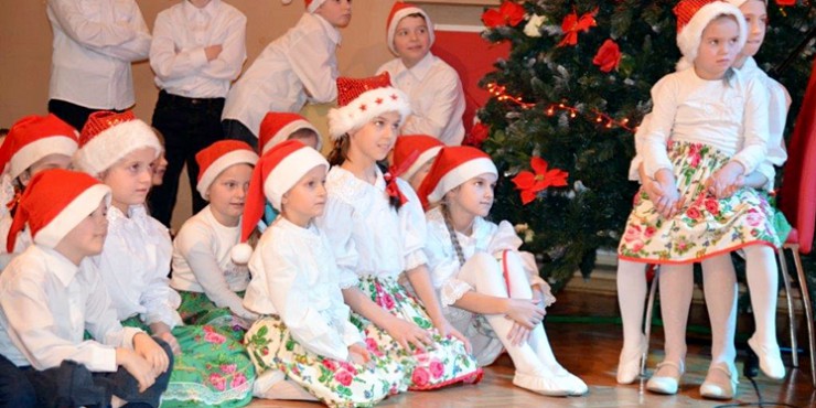 Spotkanie z Mikołajem w Ośrodku Kultury w Chorzelowie