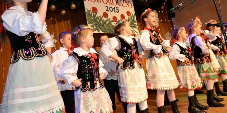 Muzyczny i taneczny Koncert Noworoczny w Chorzelowie