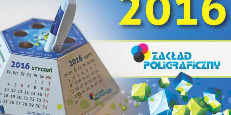 Wypromuj swoją firmę kalendarzem z Zakładu Poligraficznego GAJEK. Projekty graficz