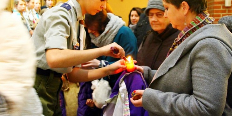 Płomień z Betlejem dotarł do domów mielczan