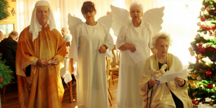 Wigilijne spotkanie w Domu Dziennego Pobytu