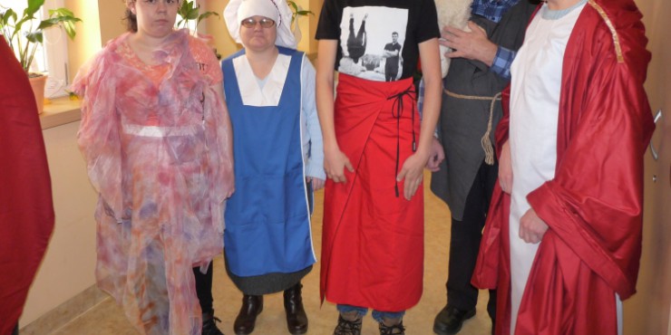 Zabawa karnawałowa uczestników ŚDS w Woli Raniżowskiej