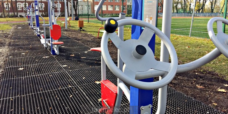 Na stadionie Gryfu powstała siłownia zewnętrzna [FOTO]