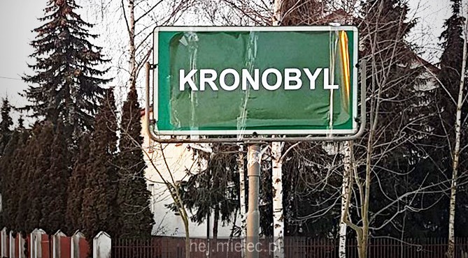 Zakleili znaki informujące o wjeździe do Mielca. Zamiast nazwy miasta pojawił się 