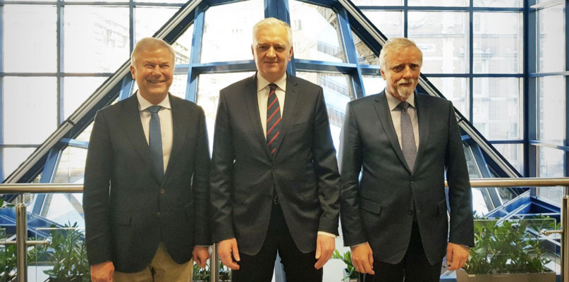 Wojciech Kamieniecki (po prawej), Jarosław Gowin i Maciej Chorowski (po lewej). Fot. NCBR