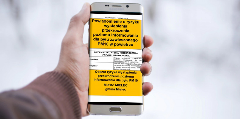 Służby znów przestrzegają przed problemem z powietrzem