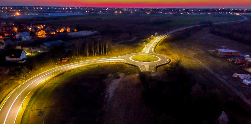 Brakujący wyjazd z ronda poprowadzi do nowego wiaduktu. Fot. Damian Małek