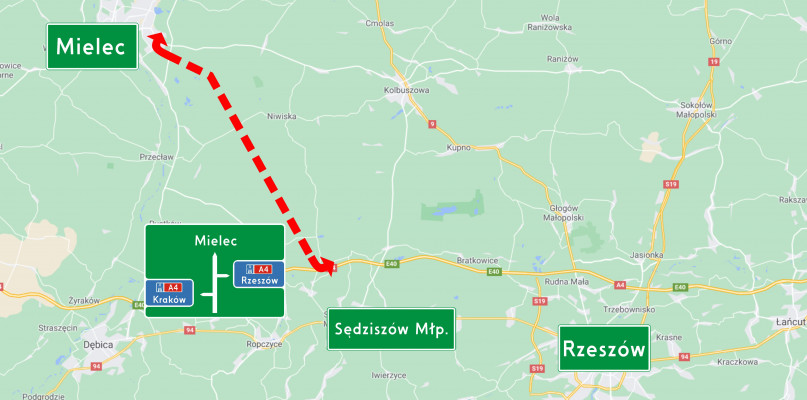 Jest inicjatywa budowy nowego połączenia Mielca z autostradą i Rzeszowem!