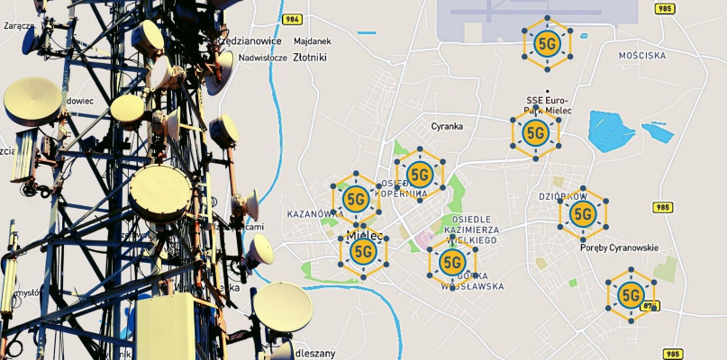 Oficjalnie: osiem nowych nadajników 5G w Mielcu [MAPA]
