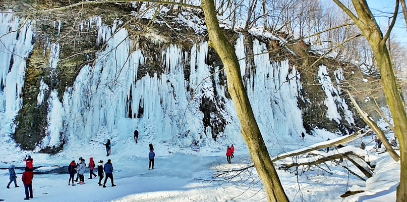 Podkarpackie lodospady! Jak tam dojechać? [MAPA]
