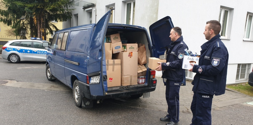 Mieleccy policjanci z pomocą dla Ukrainy
