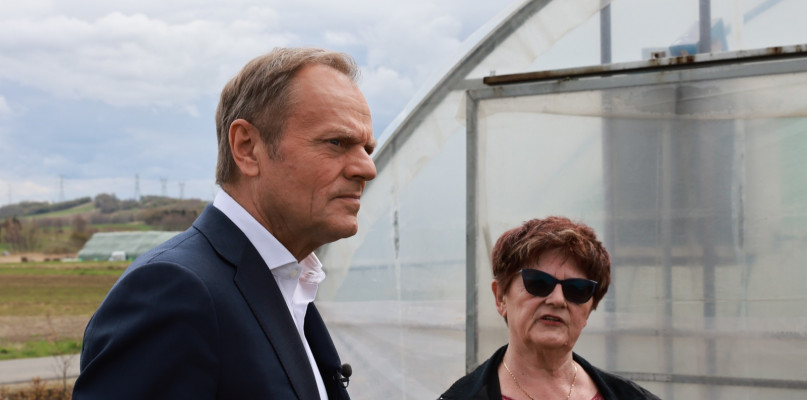 Donald Tusk na Podkarpaciu. Fot. za twitter.com/PO_Podkarpackie